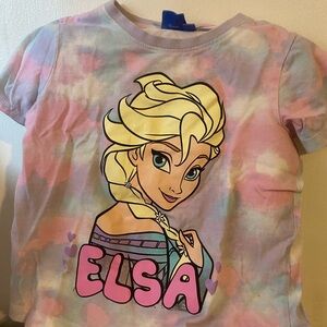 Disney Elsa Pastel Tie-Dye T-Shirt